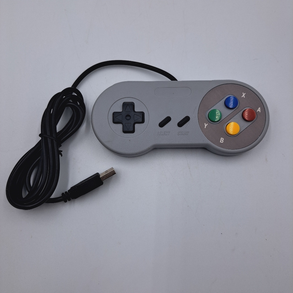 Wired Super Nintendo Style USB Gaming Controller